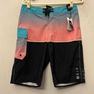 Rip Curl aqua Dawn Patrol boardshorts Size 28 New